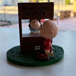 Danbury Mint Charlie Brown Figurine with Brown and Green Accents